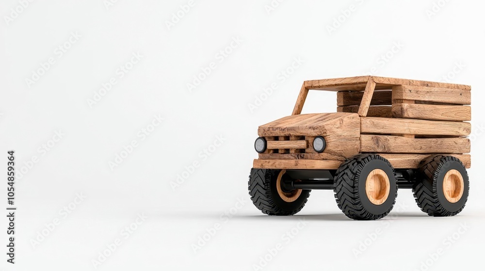 A photostock of a wooden cart on a white background, old-fashioned and rustic. A photostock of a wooden cart on a white background, old-fashioned and rustic.