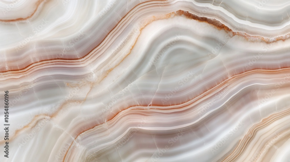 Obraz premium Soft Focus Polished Marble Background with Diffused Lighting
