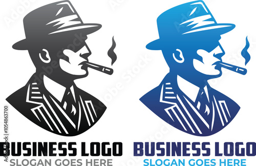 Mafia Gangster Logo Concept Template