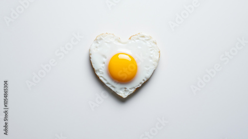 Heart Shaped Fried Egg: A p...