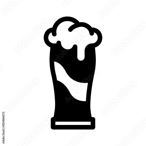 beer drink glyph style