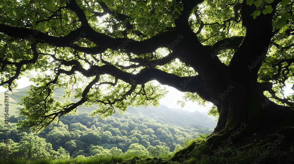 Green wide tree Green wide tree