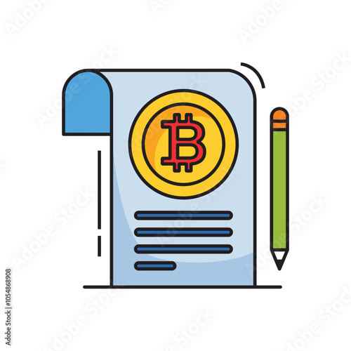 Bitcoin Contract Icon