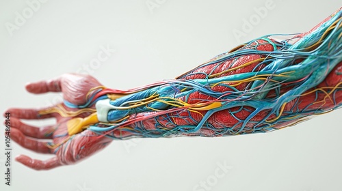  Realistic Depiction of Human Median Cubital Vein