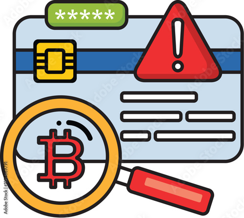 Bitcoin Fraud Icon