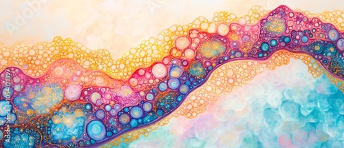 Abstract Representation of Biological Pathways in Color