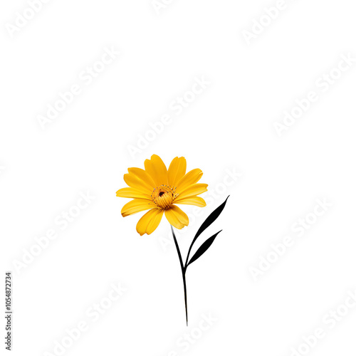 Wallpaper Mural Flower color brush stroke on transparent background Torontodigital.ca