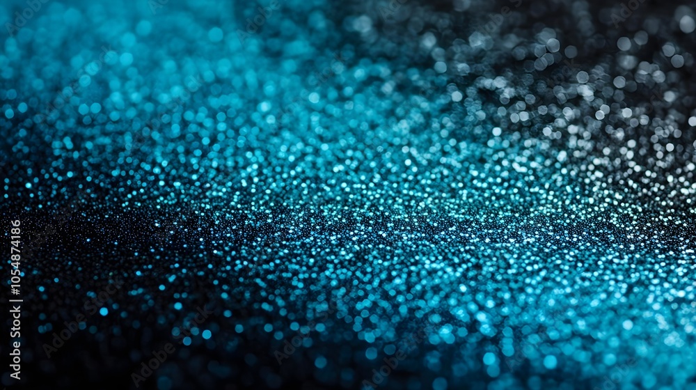 Teal Glitter Bokeh Background Teal Glitter Bokeh Background