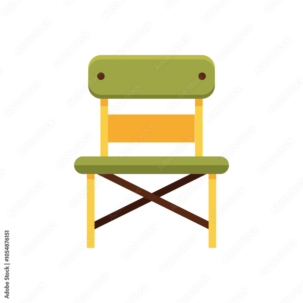 Folded Chair Icon Folded Chair Icon
