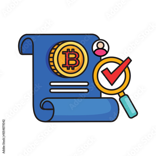 Verified crypto paper Icon