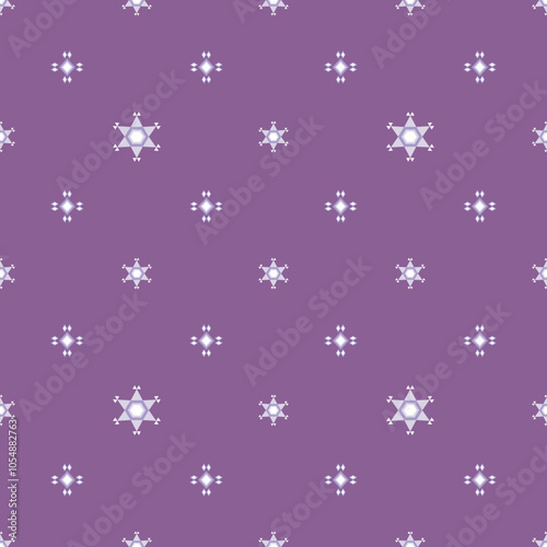 Seamless fabric pattern design with beautiful geometric shapes to decorate walls, floors or even on various materials.