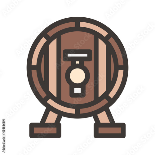 wine barrel filled style