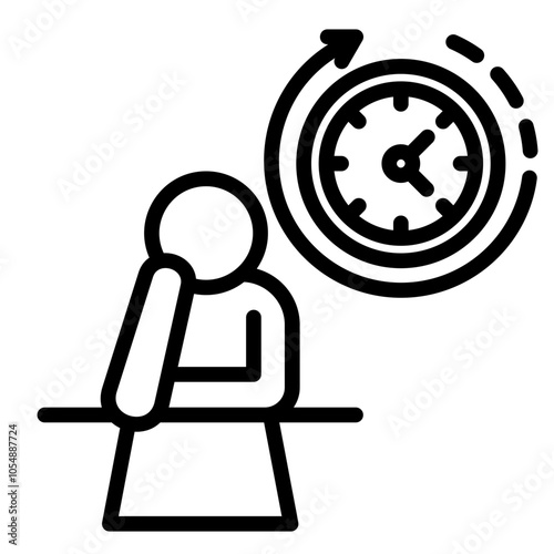 Procrastination Icon