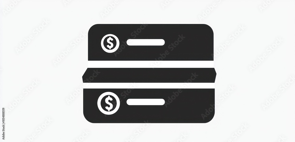 Modern payment glyph icon for smooth financial transactions. Modern payment glyph icon for smooth financial transactions.