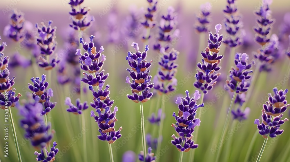 Fototapeta premium Closeup Purple Lavender Flowers