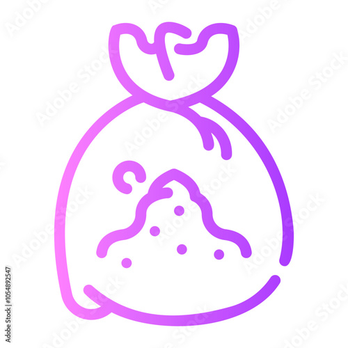 magic dust Line Gradient Icon