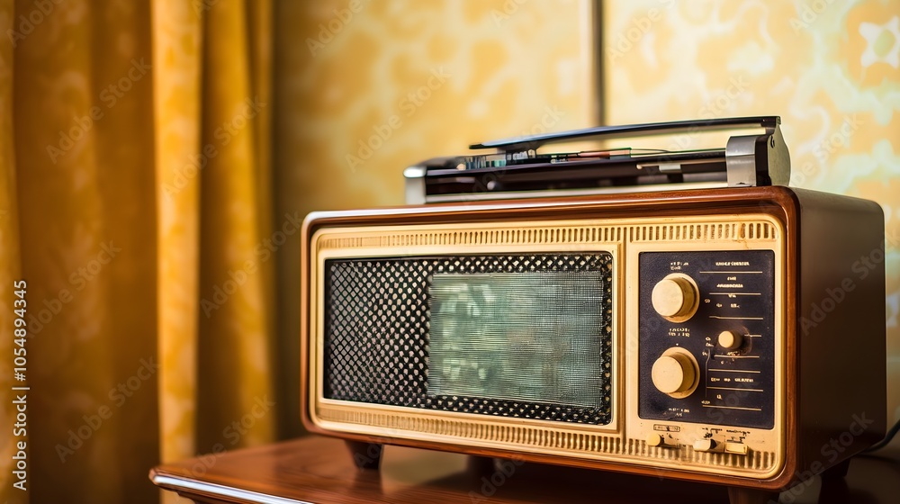 Fototapeta premium Vintage Television Set