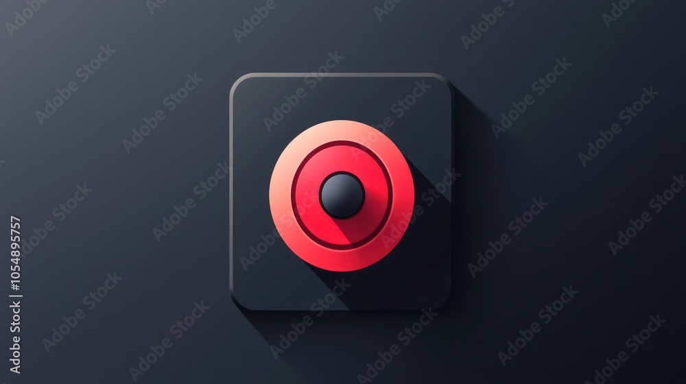 Modern glyph icon for a doorbell, sleek and simple. Modern glyph icon for a doorbell, sleek and simple.