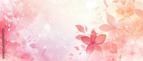 Colorful floral background design