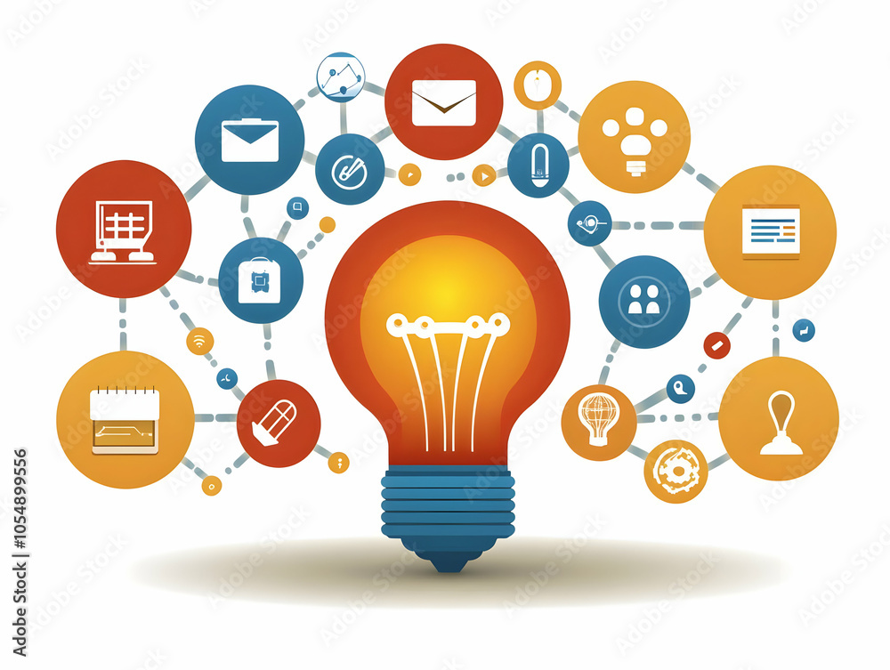 Flat Digital Startup Environment Futuristic Gadgets Copy Space Digital Tools Skill Building Innovation Simple Vector Illustration Business Tone Flat Digital Startup Environment Futuristic Gadgets Copy Space Digital Tools Skill Building Innovation Simple Vector Illustration Business Tone