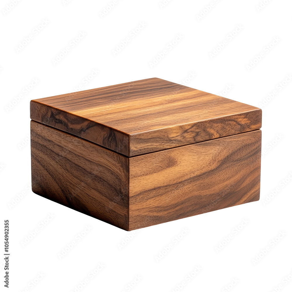 Wooden box isolated on white background Wooden box isolated on white background