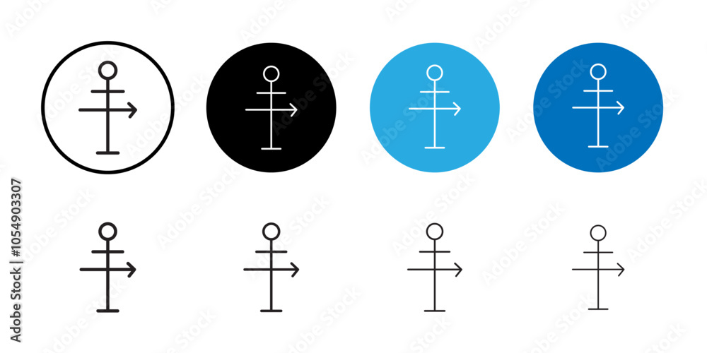 Veleta icon Flat simple outline set Veleta icon Flat simple outline set