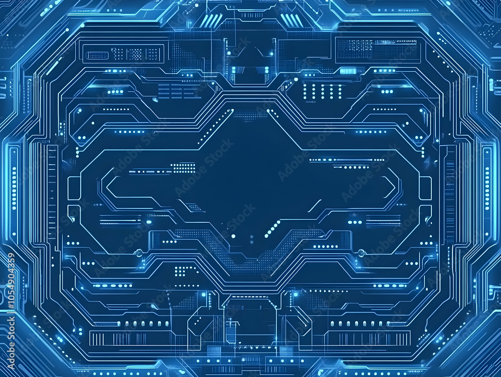 Flat Futuristic Border Frame with Floating VR Elements Growth Icons Concept Digital Expertise Virtual Reality Skill Building Simple Vector Illustration Flat Futuristic Border Frame with Floating VR Elements Growth Icons Concept Digital Expertise Virtual Reality Skill Building Simple Vector Illustration