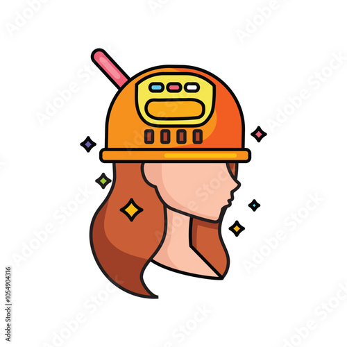 Electric Head Massager Icon