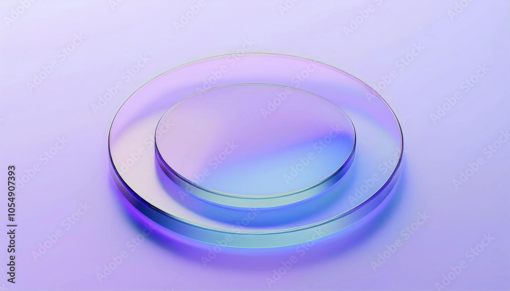 Modern 3D Rendered Minimalist Background with Abstract Shapes and Textured Details