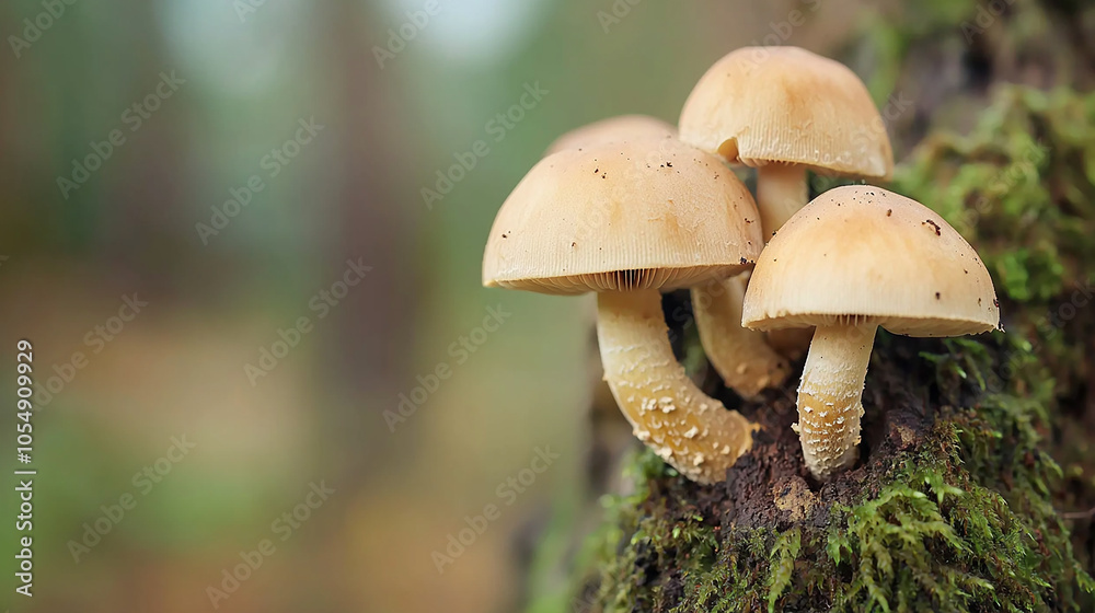 macro mushrooms, little mushrooms, tree trunk, forest backdrop, natural abstract, fairytale nature, toadstool mushrooms, harvest season, mushroom picking, selective focus, forest mushrooms, fungi on t