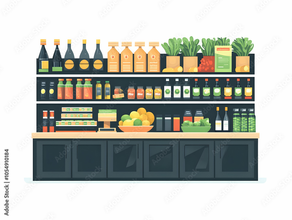 Flat Smart Retail Storefront Concept Automated Display Systems Digital Signage Promotional Text Achievement Retail Automation Simple Flat Vector Illustration Smart Business Design Flat Smart Retail Storefront Concept Automated Display Systems Digital Signage Promotional Text Achievement Retail Automation Simple Flat Vector Illustration Smart Business Design