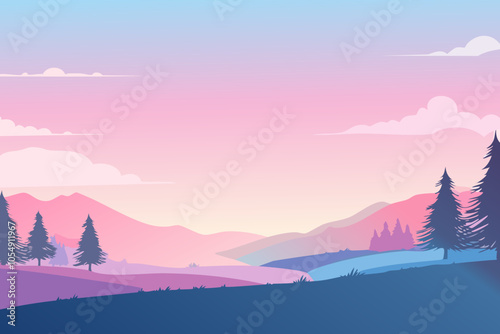 Soft pastel gradient background blending pink, blue, and lavender tones