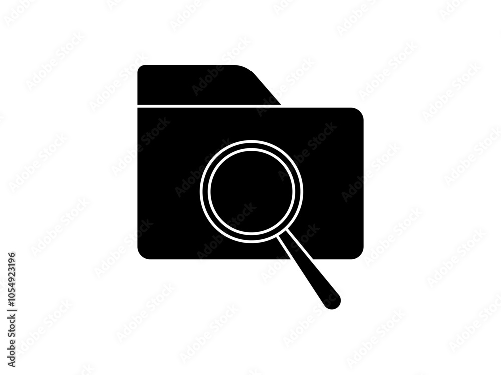 Search file icon outline style design. Search file icon vector illustration. isolated on white background. Search file icon outline style design. Search file icon vector illustration. isolated on white background.