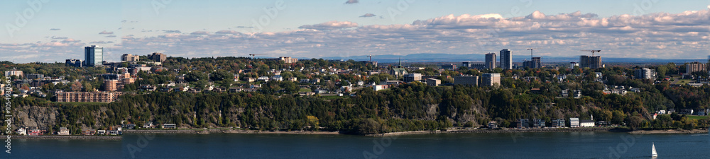 Québec City - Panoramic view from Plains of Abraham
