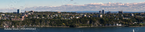 Obraz na płótnie Québec City - Panoramic view from Plains of Abraham w salonie