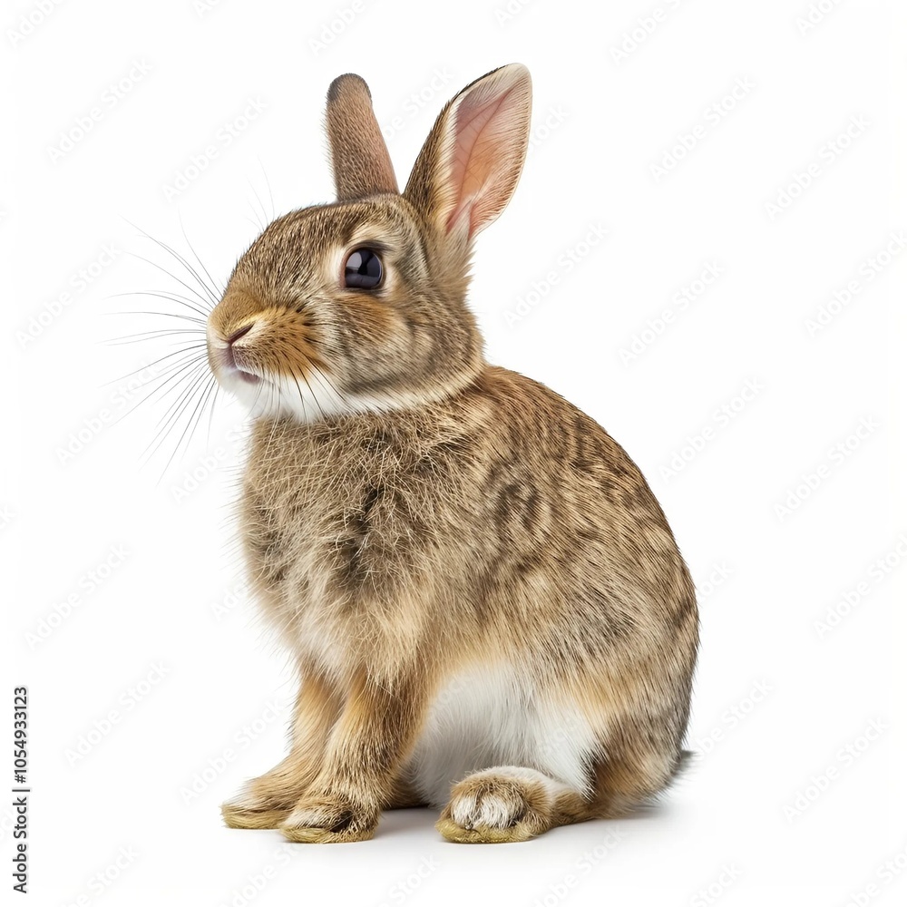 Fototapeta premium rabbit isolated on white background