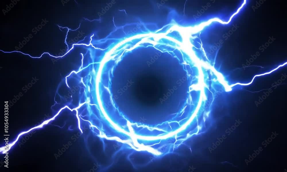 electric light circle background