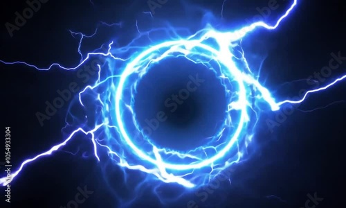 electric light circle background
