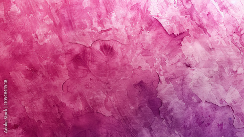 Wallpaper Mural Abstract pink magenta watercolor-painted paper texture background, trend color of 2020. Torontodigital.ca