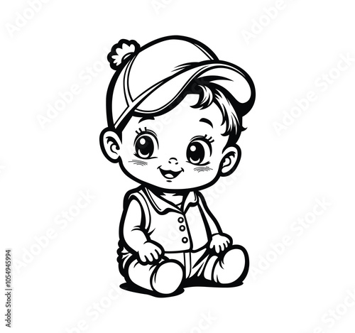 Cute Baby Vector