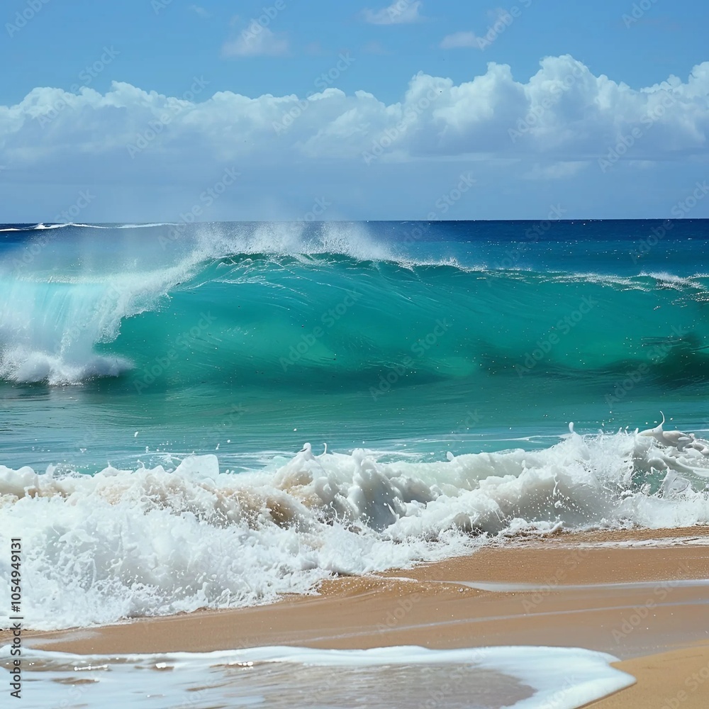 Fototapeta premium wave on the beach