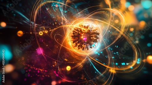 Nuclear Fusion Artistry Conceptual Visualization