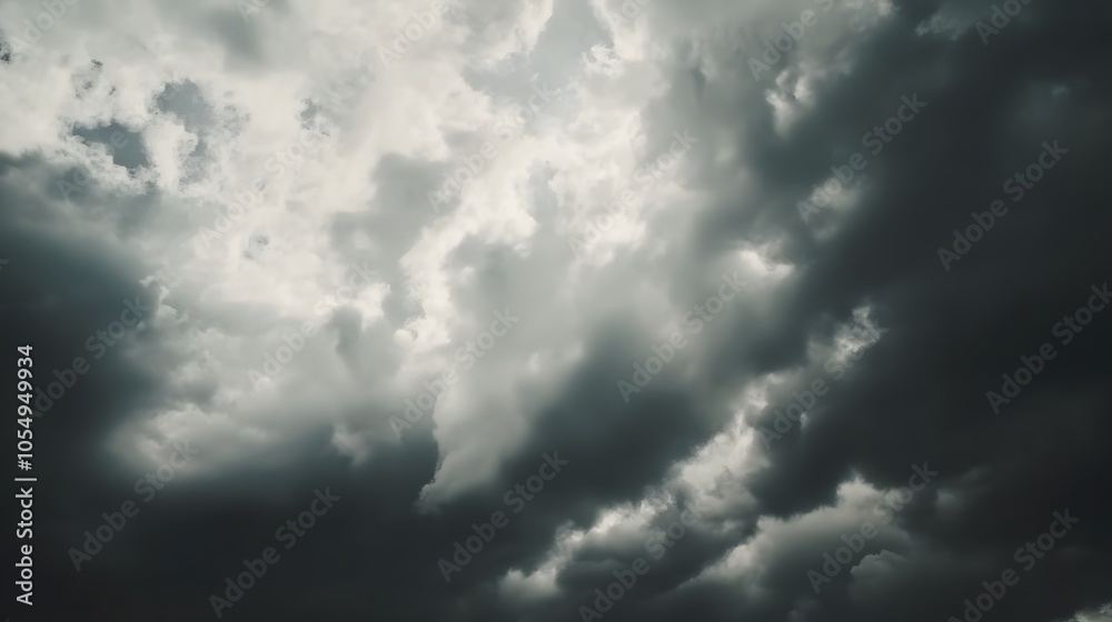 Overcast Sky with Dark Threatening Clouds Overcast Sky with Dark Threatening Clouds