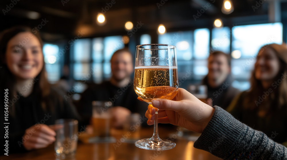team celebrating milestone with toast, showcasing joy and camaraderie. Friends gather around table, raising glasses filled with sparkling drinks in warm, inviting atmosphere team celebrating milestone with toast, showcasing joy and camaraderie. Friends gather around table, raising glasses filled with sparkling drinks in warm, inviting atmosphere