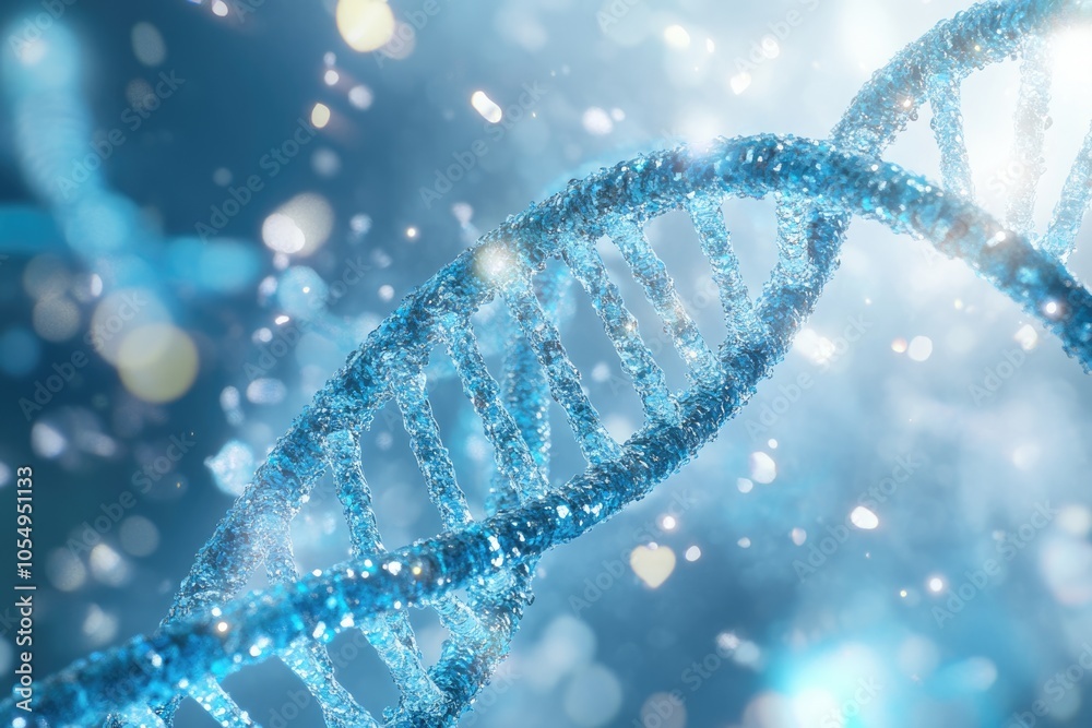 blue helix human DNA structure blue helix human DNA structure