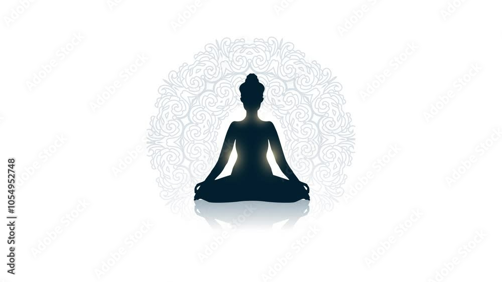 Girl sitting Meditation 4K Motion Video Relaxation Girl sitting Meditation 4K Motion Video Relaxation