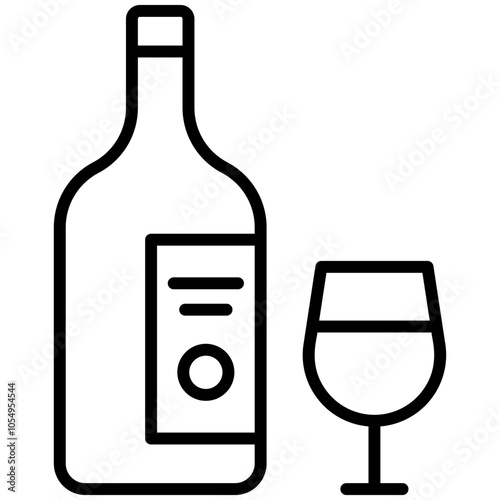Wein Flasche Winzer Glas