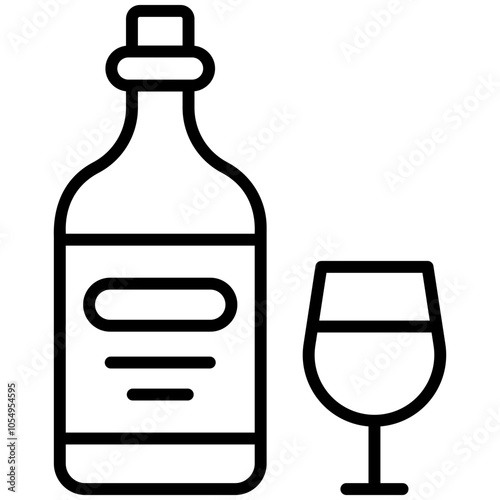 Wein Flasche Glas Winzer