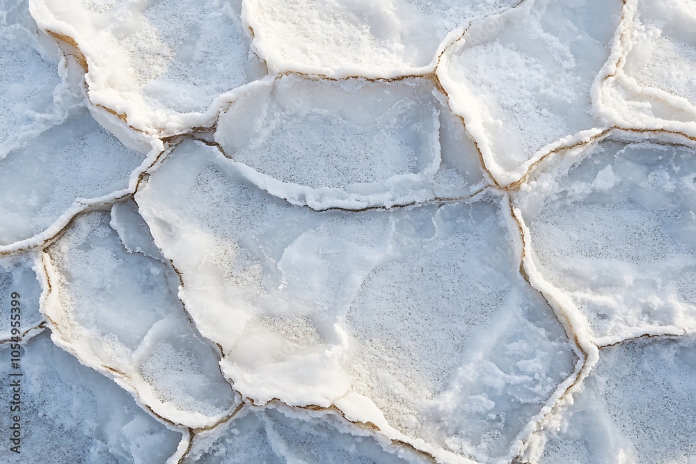 Fototapeta premium Salt Flats Texture