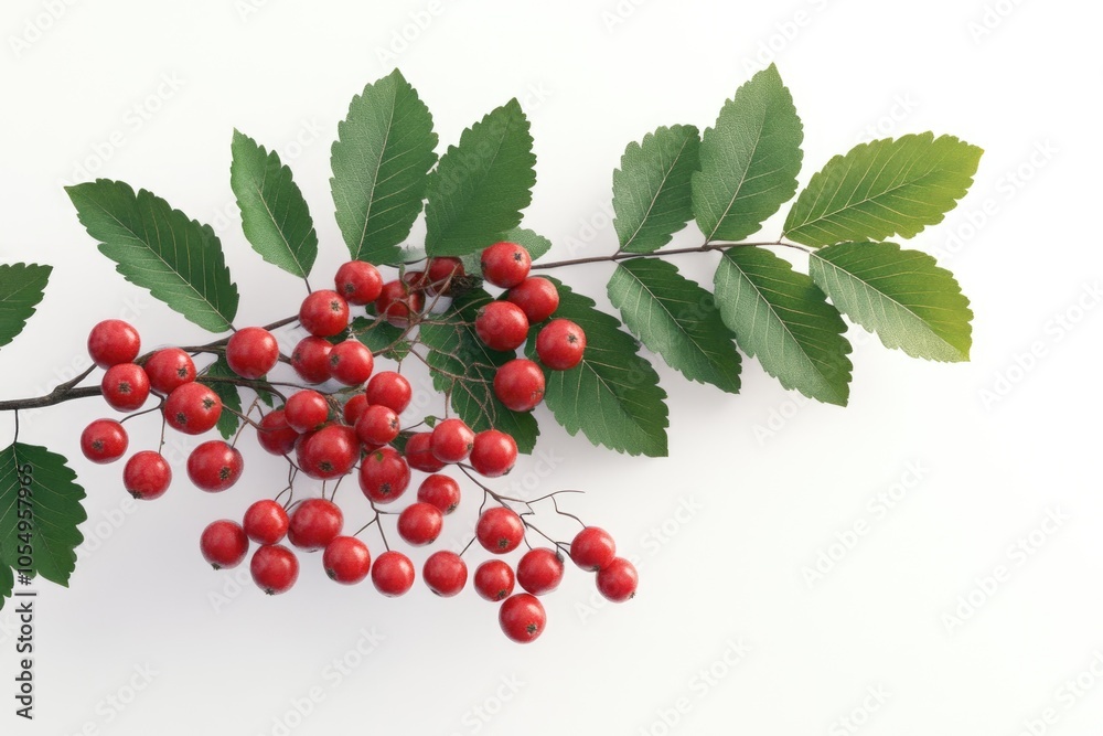 a branch of mountain ash a branch of mountain ash